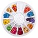 12 Colour Nail Art Dried Dry Flowers False Nail Tips Manicure Make Up