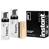 SHOEGR Instant Duo Shoe Cleaning Kit | 2×150ml Shoe Cleaning Foam & All-Purpose Shoe Cleaner Brush | White Shoes Cleaning Kit | Sneaker Cleaner Foam Spray for Sneakers & Sports Shoes: 