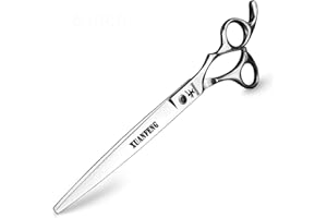 XUANFENG Tijeras de adelgazamiento para peluquería profesional para corte de pelo de acero inoxidable para hombres, mujeres y adultos (corte de 8 pulgadas)