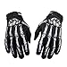 Produktbild UniEco Radfahren Fahrrad Motorrad Touchscreen Skelett Handschuhe Outdoor Sport Winter Warme Skidproof Dauerhaft Winterhandschuhe für Fahrrad Motorrad Moto-Cross Größe M/L/XL Farbe Grün/Weiß