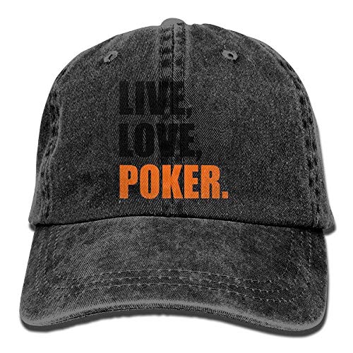 Preisvergleich Produktbild Poker Cowboy Hip-Hop-Hut Hintere Kappe Einstellbare Kappe