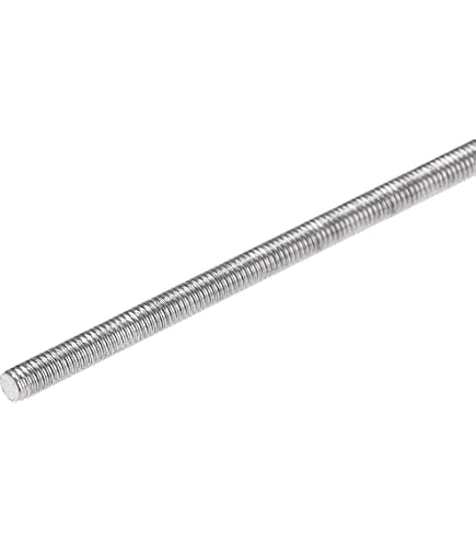 2 Tiges Filetées M8 X 150 Mm En Inox 201 - Avec Écrous Et Rondelles - Pour Bricolage