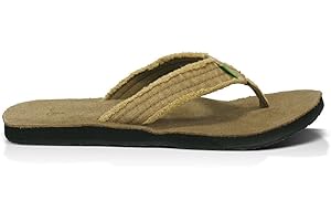 Sanuk Fraid Not 29418060, japonki męskie, beżowy - beżowy khaki. - 42 EU