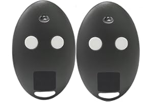 LUIRSAY Mando a distancia para puerta, mando a distancia para puerta de garaje, 2 piezas Mando a distancia BFT MITTO2- Mitto2 M 2 canales 433 MHz Rolling Code para puertas automáticas