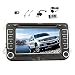 Produktbild In Dash 7'' Digital Touch Screen Car DVD Player GPS Navigation System With Auto Radio Bluetooth 2 Din Headunit AM FM iPod For VW Golf Amarok T5 Jetta EOS Caddy Polo with Free Canbus+8GB GPS Map+Analog TV