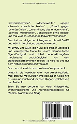 Die Wahrheit über DMSO und MSM: Wie Sie DMSO und MSM richtig anwenden und verstehen lernen