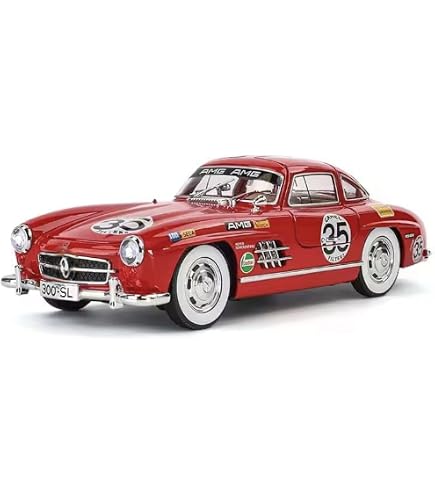 Bburago Die-Cast 1:18 Scale Mercedes Benz 300 SL (1954) Car (Red