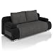 Produktbild Vicco Schlafsofa Couch Sofa Ulm Federkern 200x91cm Mikrofaser-Struktur schwarz