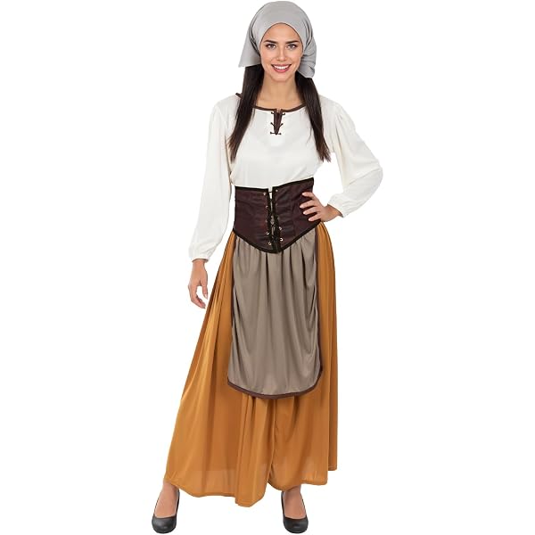 My Other Me Disfraz De Mesonero Infantil – Camisa Blanca, Chaleco Mostaza, Cinturón, Bolso, Pantalón Y Cubrebotas – Para Carnaval Y Teatro