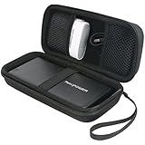 RAVPower Battery Case, Khanka Hard Case Carrying Bag For RAVPower 26800mAh 3-Port Portable Charger Power Bank External Battery Pack - Black