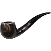 Falconetti 9 mm. Kahverengi Sandalwood Eğimli Sap Ahşap Pipo rd39