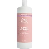 Wella Professionals INVIGO BLONDE RECHARGE Shampoo (1L) | Revives and Maintains Cool Blonde Tone - Eliminates Yellowish Refle