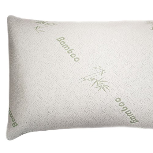 Dormiluna HWS Nackenstützkissen Bambus 40x80x15 cm, ergonomisches Visco Kopfkissen für Rückenschläfer und Seitenschläfer, Visco Kissen entspannt Nacken und Rücken - 3