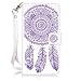 Produktbild Funda Libro para Samsung Galaxy Grand Prime (G530 / G5308), Ycloud PU Leather Cuero Con Flip Cover Cierre Magnético Función de Soporte Billetera Case con Tapa para Tarjetas Campánula Blanco Púrpura