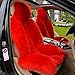 Produktbild RUIRUI Echtes Schaffell lange Wolle Stuhl Sofa Kissen Pad Auto Sitzbezug , big red