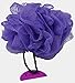 Fruits Body Puff Shower Bath Mop Sponge Scrunchie (Purple)