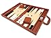 Produktbild 40 x 53 cm Premium-Backgammon-Set - Desert Brown