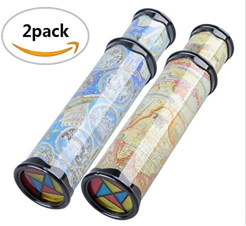 Bloomood 2Pack magic kaleidoscope,best birthday gift for children.Party Toy For Kids for Autistic Children(Two Colours)
