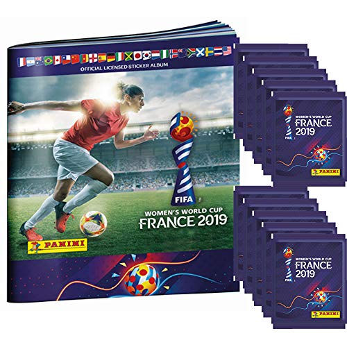 Preisvergleich Produktbild Unbekannt Panini Frauen WM 2019 - Sammelsticker - 1 Album + 10 Tüten