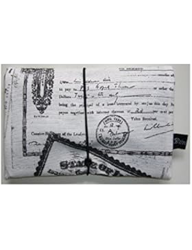 Büroteuse Tabaktasche / Drehertasche im old Postcard-Design, jede Tasche ein Unikat!