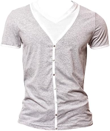 Mela Proibita - SEXY T-SHIRT SHIRT SHIRT FORBIDDEN APPLE MAN gray low-cut V SEXI HOT FASHION - M (XL ITA)