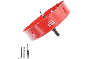 152mm Hole Saw LAIWEI Hole Cutter,For Drilling Wood, Aluminum Profiles,PVC and Other Materials(6"(152mm))…