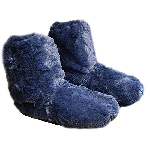 Zapatillas de pelo para mujer, se calientan en microondas, talla de la 37 a la 40,5