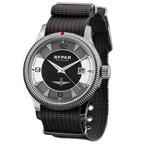 BURAN Automatic - 2824/6503721 - Fliegeruhr - Natostrap