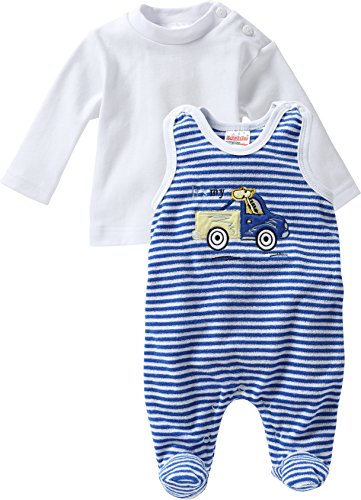 Schnizler Unisex Baby Footies -  Blue - 0-3 Months