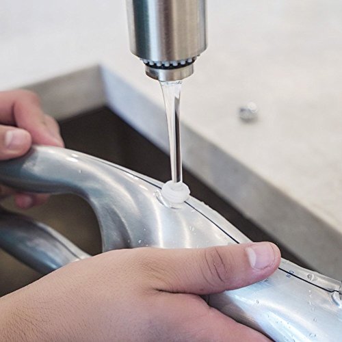 nalmatoionme BBQ Pinsel Barbecue Reinigung Edelstahl Grill Pinsel Großer T Grill Pinsel - 6