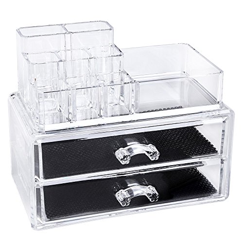 Songmics Kosmetik Aufbewahrung Organizer Schubladen Acryl JKA012