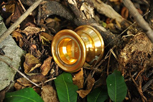 Authentic Magicyoyo N6 Magistrate Unresponsive Yo-Yos with Glove & Bag & 5 Strings, Aluminum, Professional Toy Children Girl Boy Gifts, Gold