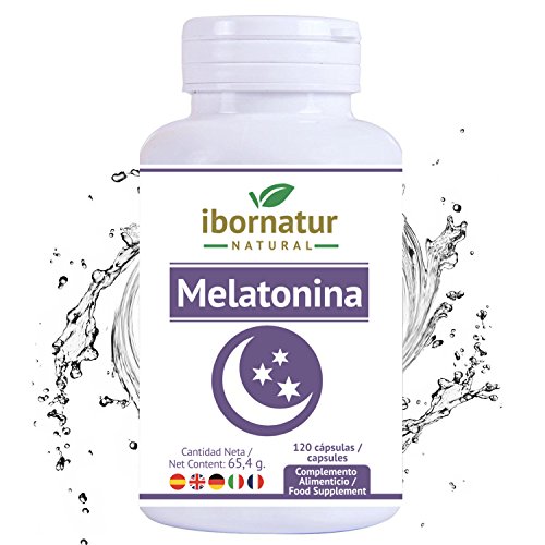 Melatonina para conciliar el sueño | Beneficioso para dormir mejor por más tiempo y relajarse | Reduce el insomnio, estres y fatiga | Extractos de plantas para descansar | Complemento alimenticio Premium antioxidante | 100% Garantía y Envío Gratuito