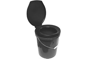 FREEDOMTRAIL Freedom Trail Travel Toilet, Black, One Size