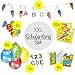 Produktbild L+H Schulanfang Deko Set XXL in Premium Qualität | Dekoset bestehend aus Einladungskarten Servietten Girlande Kerzen Tischdekoration | Einschulung Schuleinführung Partyset | für Jungen & Mädchen
