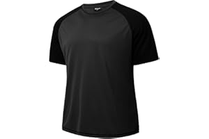 IDTSWCH Damen Übergröße Schwimmshirt Kurzarm UPF Rash Guard Shirt