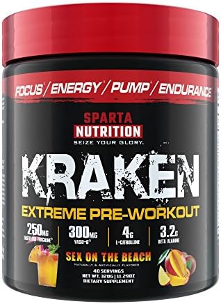 Sparta Nutrition - Kraken Extreme Pre-Workout Powder...
