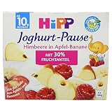 Hipp Joghurt-Pause Himbeere in Apfel-Banane 4 x 100 g