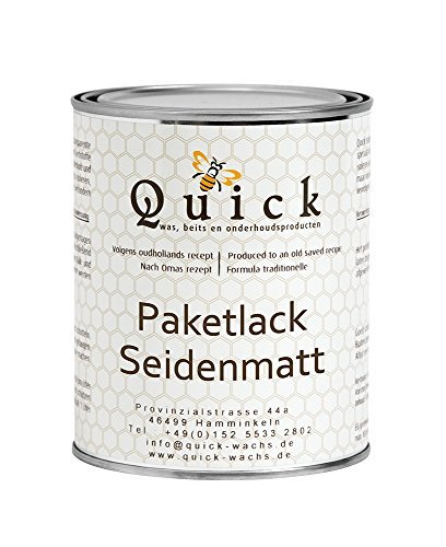 Quick Treppen Parkett Lack Umweltfreundliche Bootslack Transparent Wasserbasis (Seidenmatt)