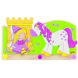 Goki 60797 Garderobe "Kleine Prinzessin mit Einhorn"