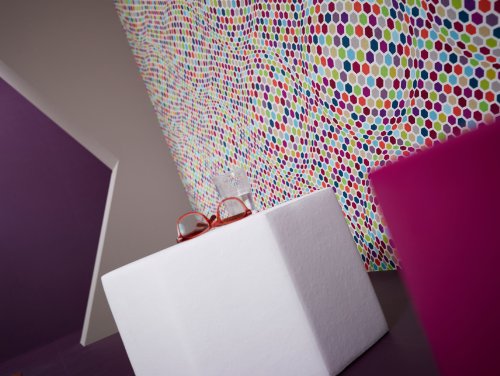 Livingwalls 790316 Lars Contzen Designertapete „Honeycombballs“, bunt - 4