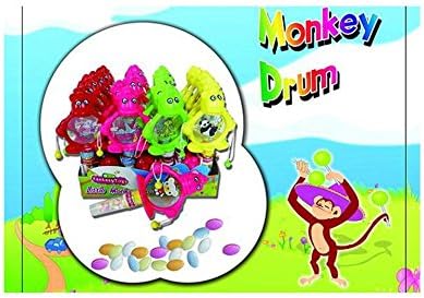 fantasy toys Fantasy-50255, Monkey drum, exhibitor with 30 units toys with candies