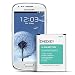 Produktbild ICHECKEY 1500mAh Externer Akku für Samsung Galaxy S3 Mini Li-Ion Batterie EB-F1M7FLU Ersatzakku i8190 Battery ohne NFC