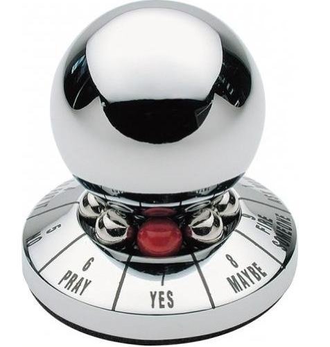 Preisvergleich Produktbild Entscheidungshilfe Decision Maker Entscheidungskugel aus schwerem Metall