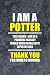 Produktbild I Am A Potter This Means I Live In A Perverse Fantasy World With Unrealistic Expectations Thank You For Understanding: Pottery Notebook Journal ... Lined Diary Notepad 120 Pages Paperback Gray
