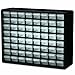 Produktbild Akro-Mils 10164 64 Drawer Plastic Parts Storage Hardware and Craft Cabinet, 20-Inch by 16-Inch by 6-1/2-Inch, Black by Akro-Mils