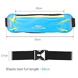 Sport Hüfttasche,Yica Running Bauchtasche Wasserdichte Gürteltasche Hüfttasche mit Kopfhöreranschluss Laufgürtel Lauftasche mit reflektierenden Streifen für Laufen, Wandern, Reiten für Samsung Galaxy S8/S8 edge/S7/S7 edge/iPhone 7/7 Plus / bis zu 6 Zoll usw - 