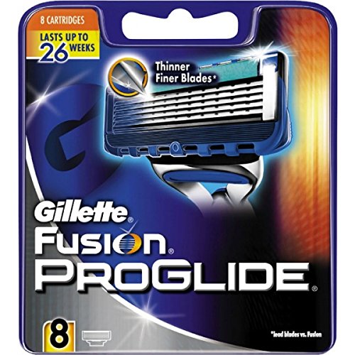8 x Gillette Fusion Proglide Rasierklingen Neu & Original verpackt