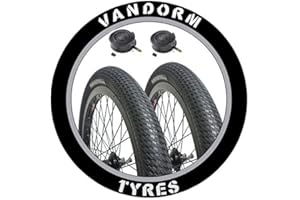PAIR Vandorm DRIFTER R2R 20" x 2.00" BMX TYRES & TUBES
