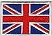 Produktbild Aufnäher Aufbügler Iron on Patches Applikation England Flagge UK United Kingdom Großbritanien